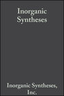 Buchcover Inorganic Syntheses, Volume 11