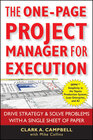 Buchcover The One-Page Project Manager for Execution