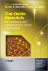 Buchcover Zinc Oxide Materials for Electronic and Optoelectronic Device Applications