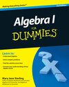 Buchcover Algebra I For Dummies