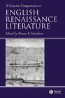 Buchcover A Concise Companion to English Renaissance Literature