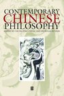 Buchcover Contemporary Chinese Philosophy