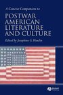 Buchcover A Concise Companion to Postwar American Literature and Culture