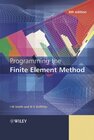 Buchcover Programming the Finite Element Method