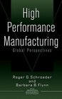 Buchcover High Performance Manufacturing