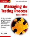 Buchcover Managing the Testing Process