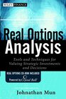 Buchcover Real Options Analysis