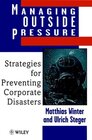 Buchcover Managing Outside Pressure