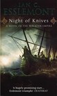 Buchcover Night Of Knives. Ian C. Esslemont