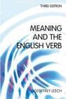 Buchcover Meaning and the English Verb. Geoffrey N. Leech