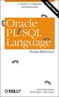 Buchcover Oracle PL/SQL Language Pocket Reference