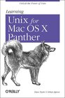 Buchcover Learning Unix for Mac OS X Panther