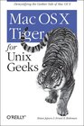 Buchcover Mac OS X Tiger for Unix Geeks