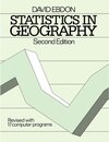 Buchcover Statistics in Geography. David Ebdon