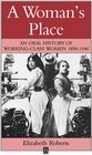 Buchcover A Women's Place. Elizabeth Roberts