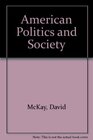 Buchcover American Politics and Society