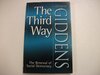 Buchcover The Third Way: The Renewal of Social Democracy
