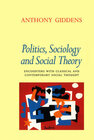 Buchcover Politics, Sociology and Social Theory