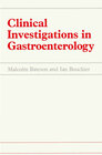Buchcover Clinical Investigations in Gastroenterology