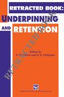 Buchcover Underpinning and Retention