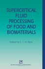 Buchcover Supercritical Fluid Processing of Food and Biomaterials