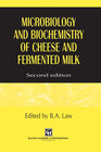 Buchcover Microbiology and Biochemistry of Cheese and Fermented Milk