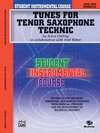 Buchcover Student Instrumental Course: Tunes for Tenor Saxophone Technic, Level II