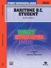 Buchcover Student Instrumental Course: Baritone (B.C.) Student, Level II