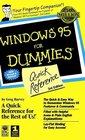 Buchcover Windows 95 for Dummies: Quick Reference