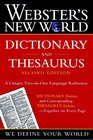 Buchcover Webster's New World Dictionary and Thesaurus