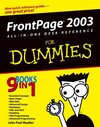 Buchcover FrontPage 2003 All-in-One Desk Reference For Dummies