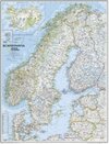 Buchcover National Geographic Map Scandinavia, Planokarte