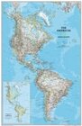 Buchcover National Geographic Map The Americas, Planokarte