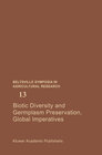 Buchcover Biotic Diversity and Germplasm Preservation, Global Imperatives