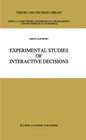 Buchcover Experimental Studies of Interactive Decisions
