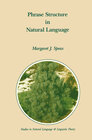 Buchcover Phrase Structure in Natural Language