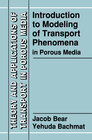Buchcover Introduction to Modeling of Transport Phenomena in Porous Media