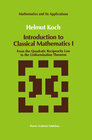Buchcover Introduction to Classical Mathematics I