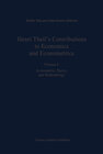 Buchcover Henri Theil’s Contributions to Economics and Econometrics