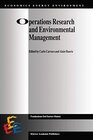 Buchcover Operations Research and Environmental Management: The FEEM/KLUWER International Series on Economics, Energy and Environm
