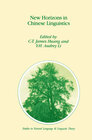 Buchcover New Horizons in Chinese Linguistics