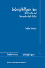Buchcover Ludwig Wittgenstein: Half-Truths and One-and-a-Half-Truths