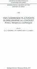 Buchcover The Cambridge Platonists in Philosophical Context