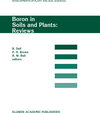 Buchcover Boron in Soils and Plants: Reviews