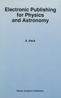 Buchcover Electronic Publishing for Physics and Astronomy