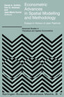 Buchcover Econometric Advances in Spatial Modelling and Methodology