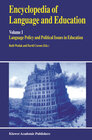Buchcover Encyclopedia of Language and Education