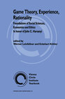 Buchcover Game Theory, Experience, Rationality