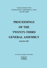 Buchcover Transactions of the International Astronomical Union, Volume XXIIIB