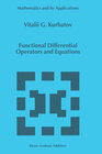 Buchcover Functional Differential Operators and Equations